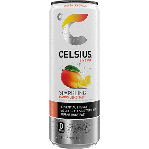Celsius  Fizz Free Peach Mango Green Tea